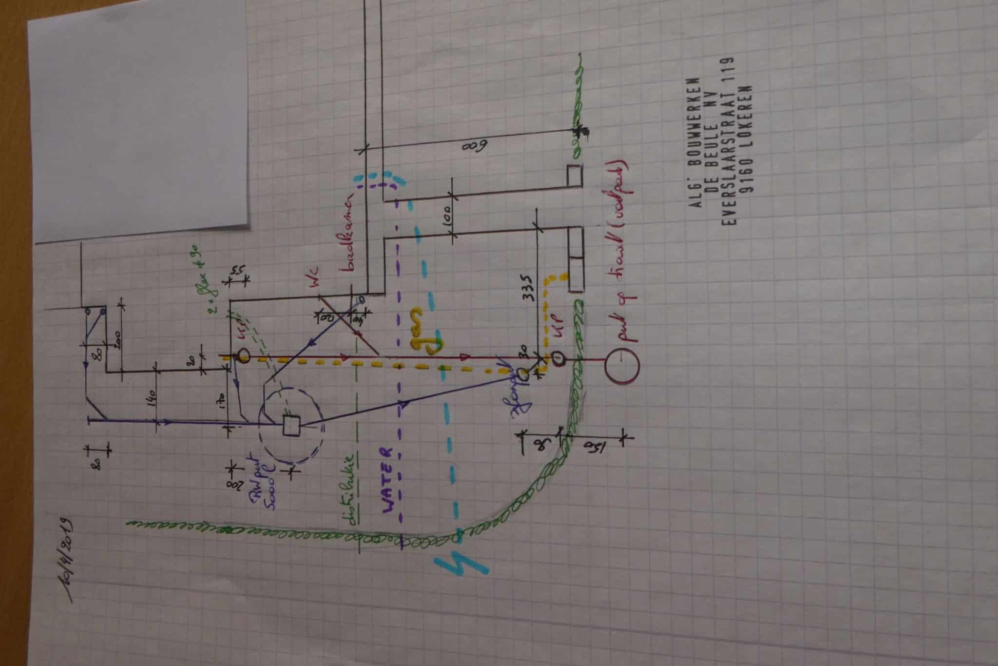 Rioleringsplan as-built